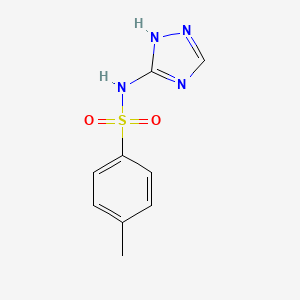 molecular formula C9H10N4O2S B2639096 4-甲基-N-(1H-1,2,4-三唑-3-基)苯磺酰胺 CAS No. 21357-96-0