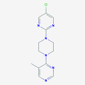 4-[4-(5-Chloropyrimidin-2-yl)piperazin-1-yl]-5-methylpyrimidine
