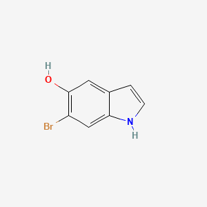 molecular formula C8H6BrNO B2639118 6-溴-5-羟基吲哚 CAS No. 211808-66-1