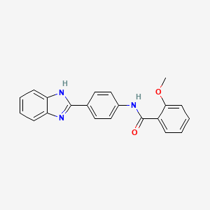 N-[4-(1H-benzimidazol-2-yl)phenyl]-2-methoxybenzamide