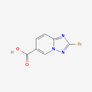 molecular formula C7H4BrN3O2 B2639175 2-溴-[1,2,4]三唑并[1,5-a]吡啶-6-羧酸 CAS No. 1784165-37-2