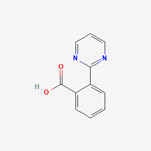 molecular formula C11H8N2O2 B2639214 2-(Pyrimidin-2-yl)benzoic acid CAS No. 400892-62-8