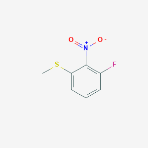1-Fluoro-3-(methylsulfanyl)-2-nitrobenzene