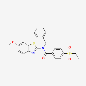 N-benzyl-4-(ethylsulfonyl)-N-(6-methoxybenzo[d]thiazol-2-yl)benzamide