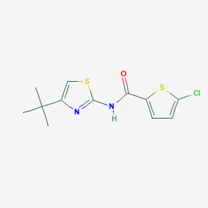 N-(4-tert-butyl-1,3-thiazol-2-yl)-5-chlorothiophene-2-carboxamide