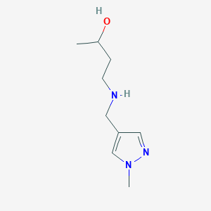 4-{[(1-methyl-1H-pyrazol-4-yl)methyl]amino}butan-2-ol