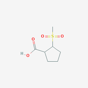 2-methanesulfonylcyclopentane-1-carboxylic acid, Mixture of diastereomers