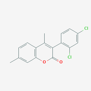 3-(2,4-Dichlorophenyl)-4,7-dimethylchromen-2-one