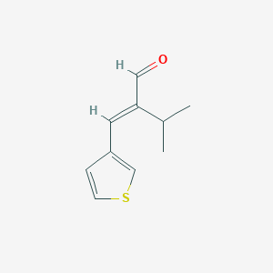 (2E)-3-Methyl-2-(thiophen-3-ylmethylidene)butanal