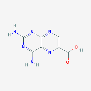 molecular formula C7H6N6O2 B2639353 2,4-二氨基蝶啶-6-羧酸 CAS No. 716-74-5