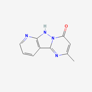 molecular formula C10H8N4O B2639373 2-methylpyrido[2',3':3,4]pyrazolo[1,5-a]pyrimidin-4(6H)-one CAS No. 1160261-62-0