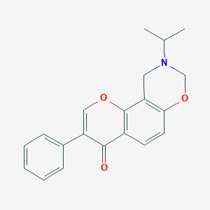 9-isopropyl-3-phenyl-9,10-dihydrochromeno[8,7-e][1,3]oxazin-4(8H)-one