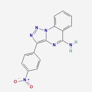 3-(4-Nitrophenyl)[1,2,3]triazolo[1,5-a]quinazolin-5-amine