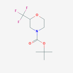 molecular formula C10H16F3NO3 B2639401 Tert-butyl 2-(trifluoromethyl)morpholine-4-carboxylate CAS No. 2034573-36-7