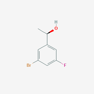 molecular formula C8H8BrFO B2639408 (1R)-1-(3-bromo-5-fluorophenyl)ethan-1-ol CAS No. 1568179-79-2