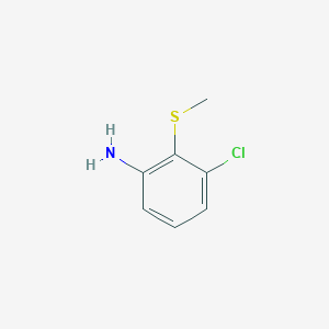 molecular formula C7H8ClNS B2639413 3-Chloro-2-(methylsulfanyl)aniline CAS No. 19284-91-4