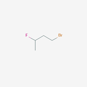 molecular formula C4H8BrF B2639455 1-Bromo-3-fluorobutane CAS No. 6089-10-7