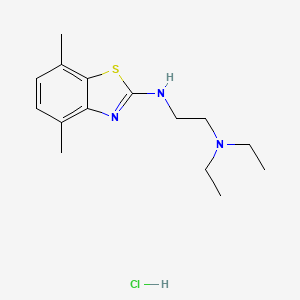 N1-(4,7-dimethylbenzo[d]thiazol-2-yl)-N2,N2-diethylethane-1,2-diamine hydrochloride