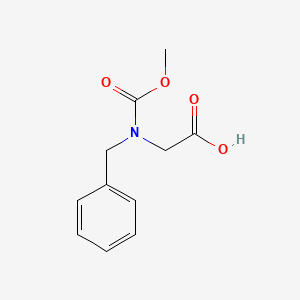 molecular formula C11H13NO4 B2639618 2-(Benzyl(methoxycarbonyl)amino)acetic acid CAS No. 262858-33-3