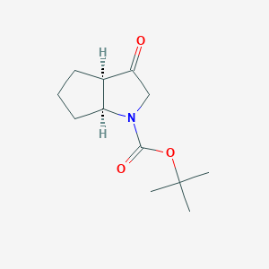 Tert-butyl (3aR,6aS)-3-oxo-2,3a,4,5,6,6a-hexahydrocyclopenta[b]pyrrole-1-carboxylate
