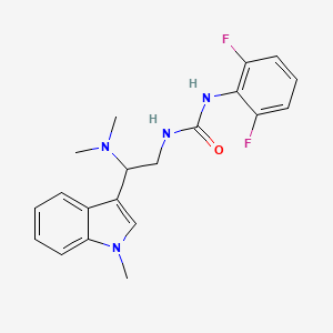 1-(2,6-difluorophenyl)-3-(2-(dimethylamino)-2-(1-methyl-1H-indol-3-yl)ethyl)urea