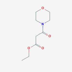 molecular formula C9H15NO4 B2639658 Ethyl 3-morpholino-3-oxopropanoate CAS No. 37714-64-0