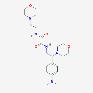 N1-(2-(4-(dimethylamino)phenyl)-2-morpholinoethyl)-N2-(2-morpholinoethyl)oxalamide