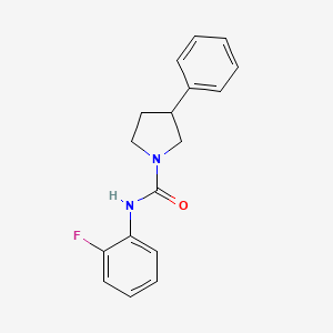 N-(2-fluorophenyl)-3-phenylpyrrolidine-1-carboxamide