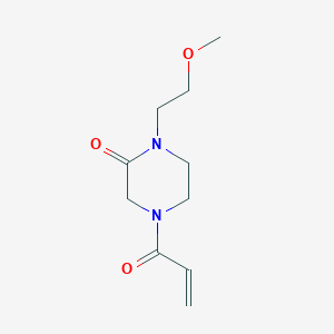 1-(2-Methoxyethyl)-4-prop-2-enoylpiperazin-2-one