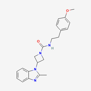 N-[2-(4-Methoxyphenyl)ethyl]-3-(2-methylbenzimidazol-1-yl)azetidine-1-carboxamide