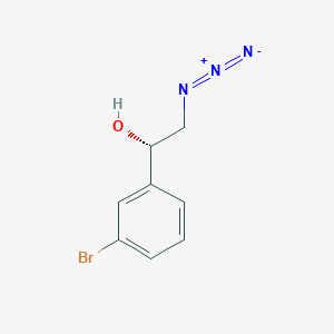 (1S)-2-azido-1-(3-bromophenyl)ethanol