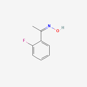 molecular formula C8H8FNO B2639789 1-(2-Fluoro-phenyl)-ethanone oxime CAS No. 364-81-8