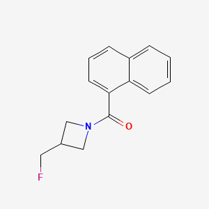 molecular formula C15H14FNO B2639817 (3-(氟甲基)氮杂环丁烷-1-基)(萘-1-基)甲酮 CAS No. 2034204-95-8