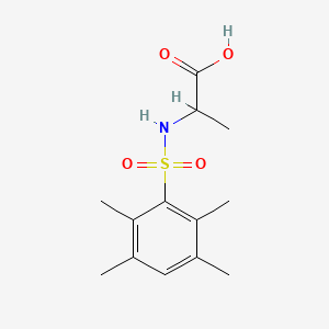 molecular formula C13H19NO4S B2639854 ((2,3,5,6-Tetramethylphenyl)sulfonyl)alanine CAS No. 1009671-00-4