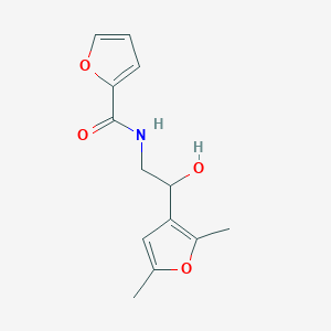 molecular formula C13H15NO4 B2639862 N-(2-(2,5-二甲基呋喃-3-基)-2-羟乙基)呋喃-2-甲酰胺 CAS No. 2320861-83-2