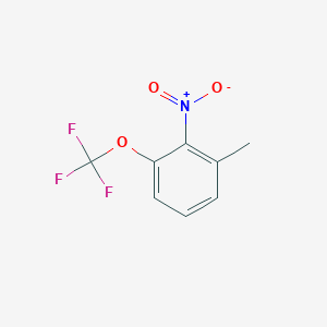 molecular formula C8H6F3NO3 B2639876 2-Nitro-3-trifluoromethoxytoluene CAS No. 1261778-76-0