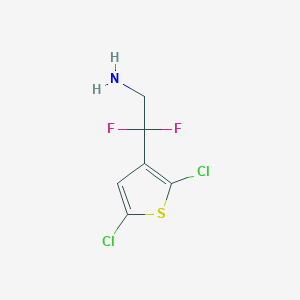 2-(2,5-Dichlorothiophen-3-yl)-2,2-difluoroethan-1-amine