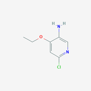 molecular formula C7H9ClN2O B2639926 6-氯-4-乙氧基吡啶-3-胺 CAS No. 872282-68-3
