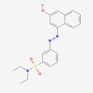 (E)-N,N-diethyl-3-((3-hydroxynaphthalen-1-yl)diazenyl)benzenesulfonamide