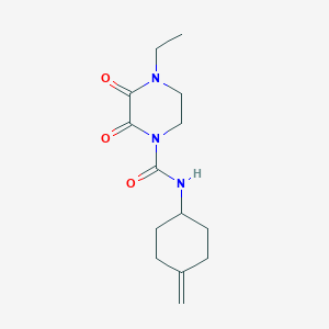 4-ethyl-N-(4-methylidenecyclohexyl)-2,3-dioxopiperazine-1-carboxamide