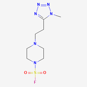 4-[2-(1-Methyltetrazol-5-yl)ethyl]piperazine-1-sulfonyl fluoride