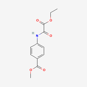 molecular formula C12H13NO5 B2639966 Methyl 4-([ethoxy(oxo)acetyl]amino)benzoate CAS No. 20983-83-9