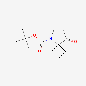 molecular formula C12H19NO3 B2639977 叔丁基-8-氧代-5-氮杂螺[3.4]辛烷-5-羧酸酯 CAS No. 1955539-76-0