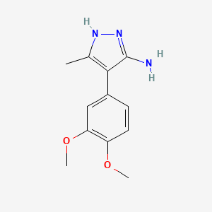 4-(3,4-dimethoxyphenyl)-3-methyl-1H-pyrazol-5-amine
