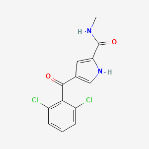 molecular formula C13H10Cl2N2O2 B2639986 4-(2,6-二氯苯甲酰基)-N-甲基-1H-吡咯-2-甲酰胺 CAS No. 338753-20-1