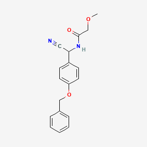 N-{[4-(benzyloxy)phenyl](cyano)methyl}-2-methoxyacetamide