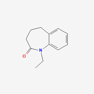 molecular formula C12H15NO B2640045 1-ethyl-1,3,4,5-tetrahydro-2H-1-benzazepin-2-one CAS No. 3649-12-5