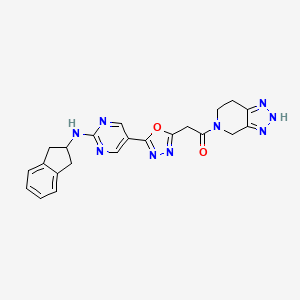 molecular formula C22H21N9O2 B2640136 Autotaxin-IN-3 CAS No. 2156655-68-2