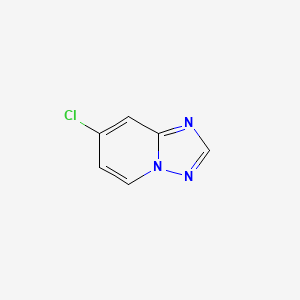 molecular formula C6H4ClN3 B2640140 7-氯-[1,2,4]三唑并[1,5-a]吡啶 CAS No. 1427452-48-9
