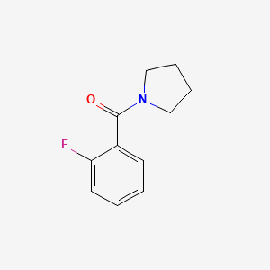 molecular formula C11H12FNO B2640171 1-(2-Fluorobenzoyl)pyrrolidine CAS No. 347909-09-5